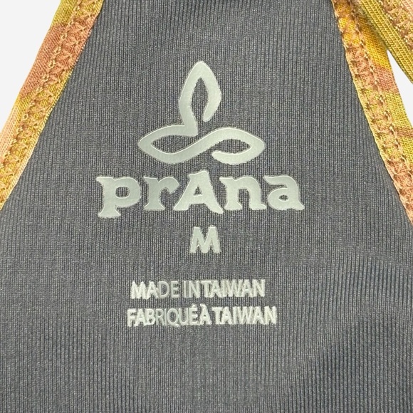 prAna Ayla Printed Midi Dress M Stretch Racerback Built-In Shelf Bra - Picture 13 of 14